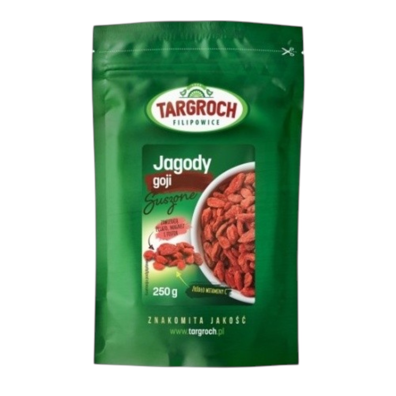 Jagody goji suszone 250g Targroch