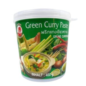 Pasta curry zielona 400g Cock