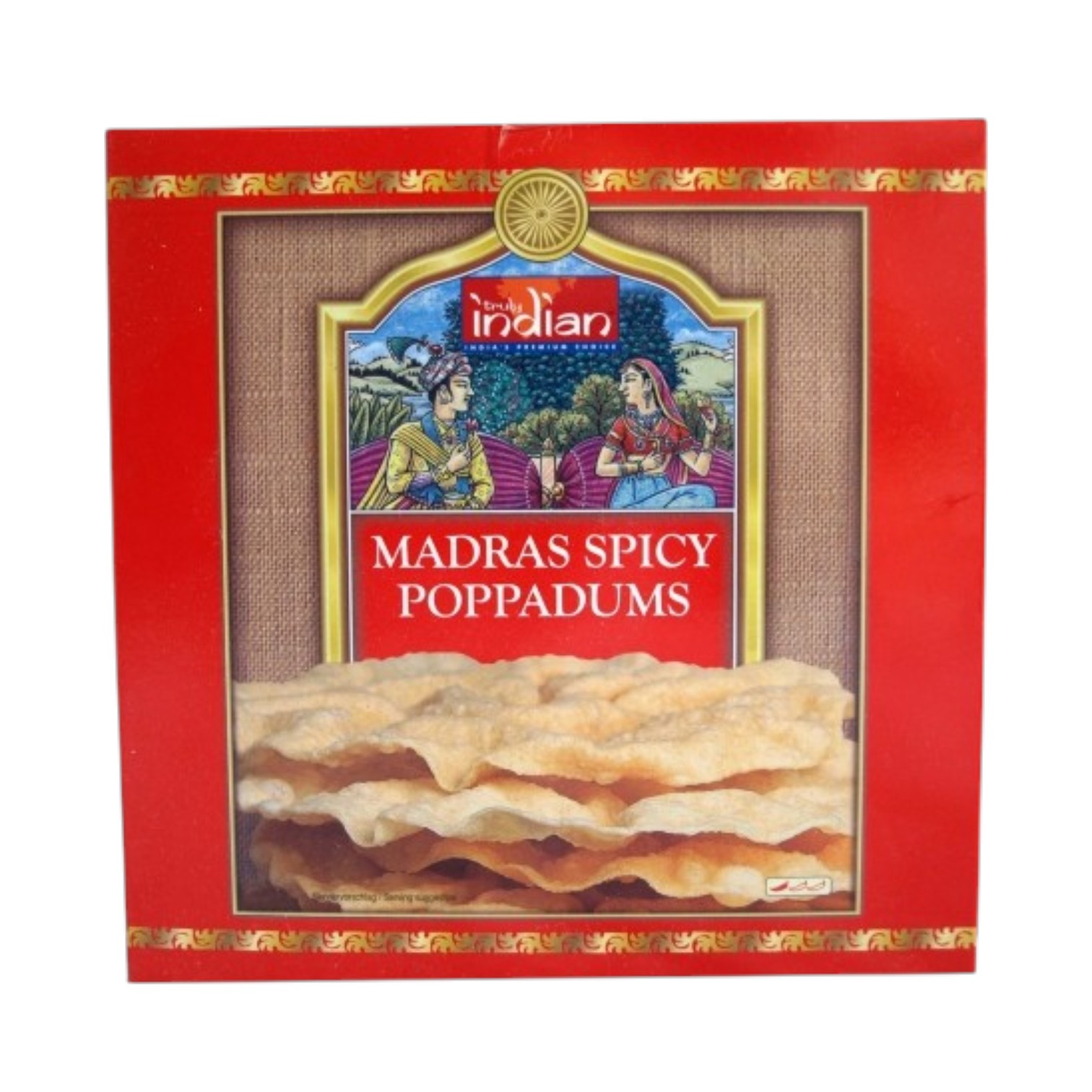 Poppadums madras pikantne 112g Truly Indian