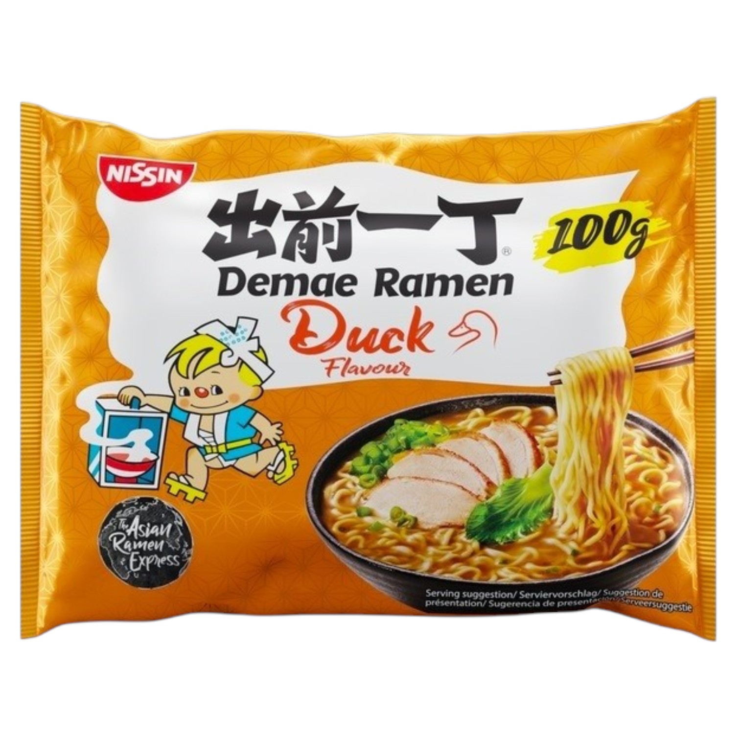 Zupa błyskawiczna Demae Ramen o smaku kaczki 100g Nissin
