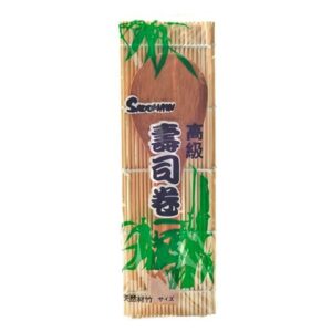 Mata bambusowa do sushi z łopatką do ryżu
