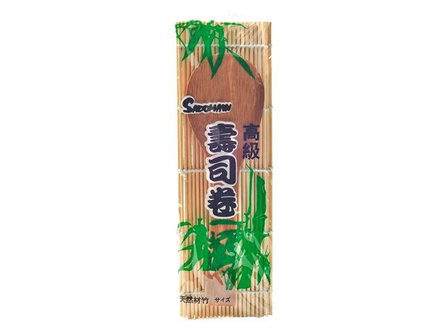 Mata bambusowa do sushi z łopatką do ryżu