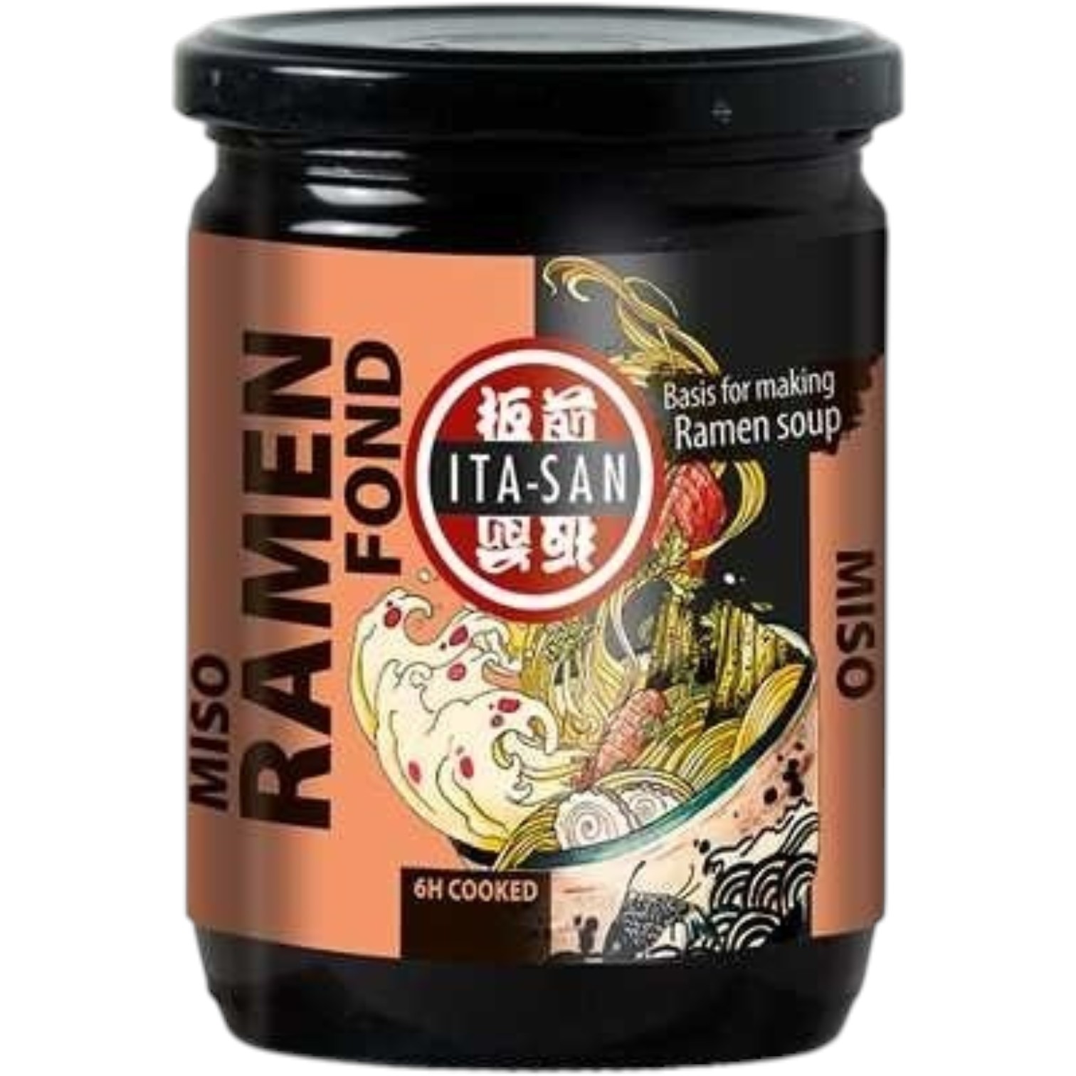 Bulion baza do zupy ramen Miso 440ml