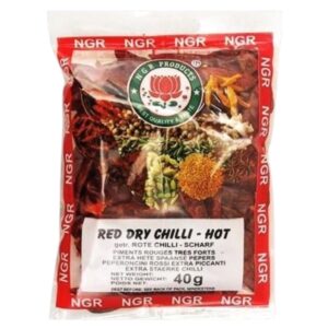 Chili czerwone całe suszone 40g