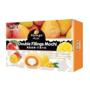 Ciastka Mochi z podwójnym nadzieniem o smaku mango 180g