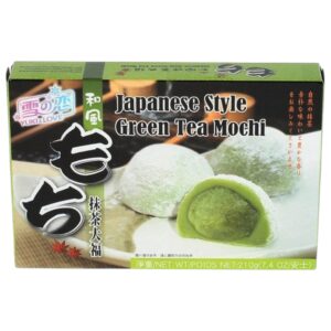 Ciastka Mochi z zieloną herbatą 210g Yuki&Love
