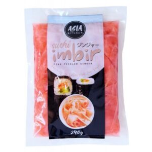 Imbir różowy marynowany do sushi 240g