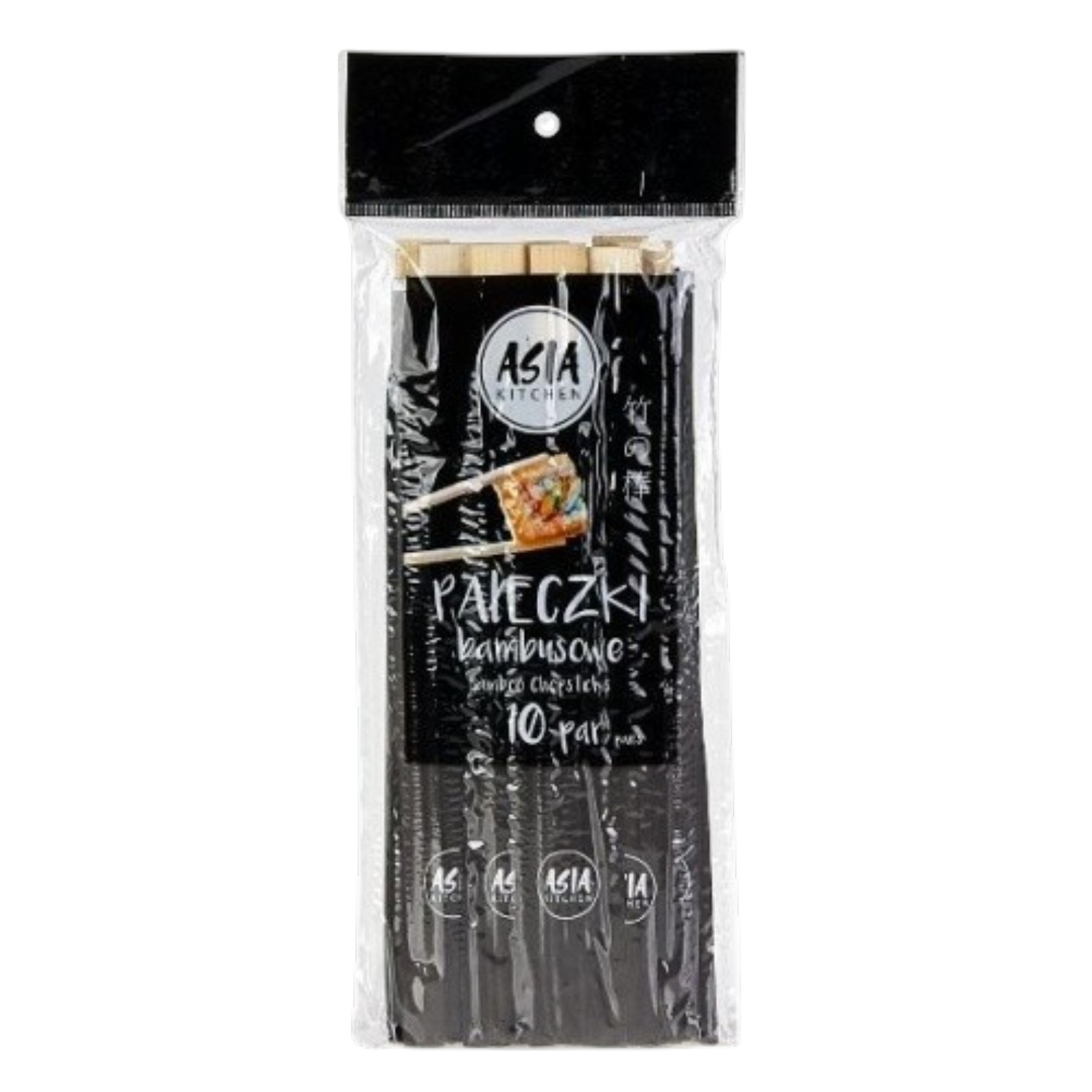 Pałeczki bambusowe 21 cm 10 par Asia Kitchen