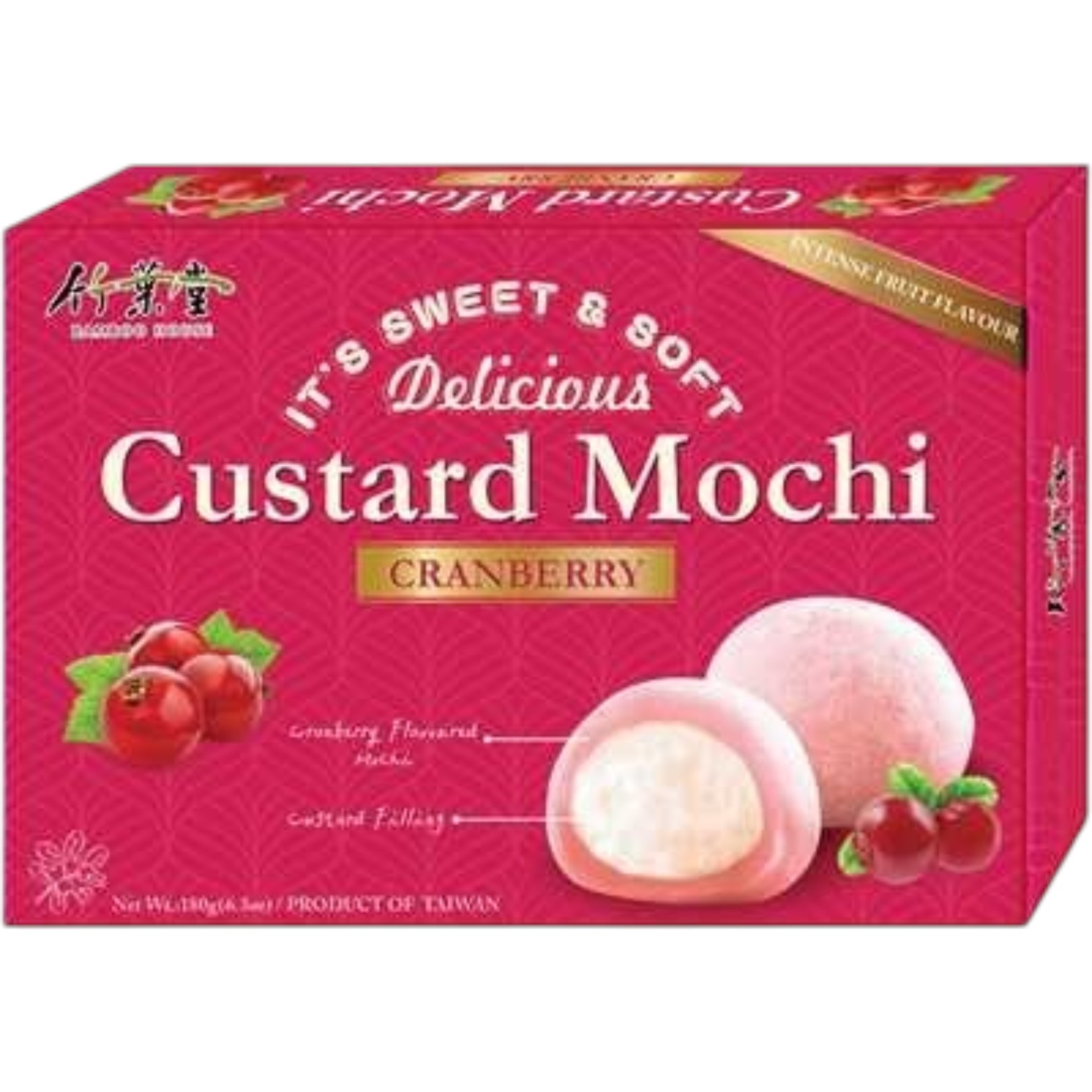 Mochi o smaku żurawiny 180g